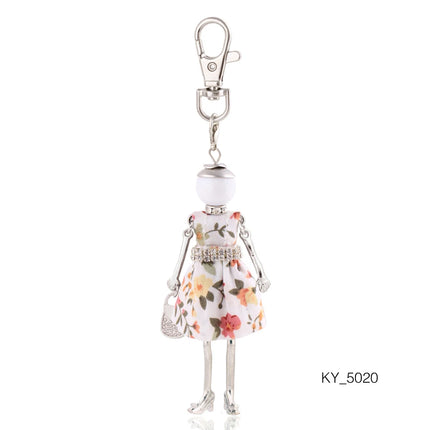 Fashion Women Keychain New Statement Charm Metal Key Chain for Lady Jewelry  Gift Female Trendy Bag Pendant Wholesale