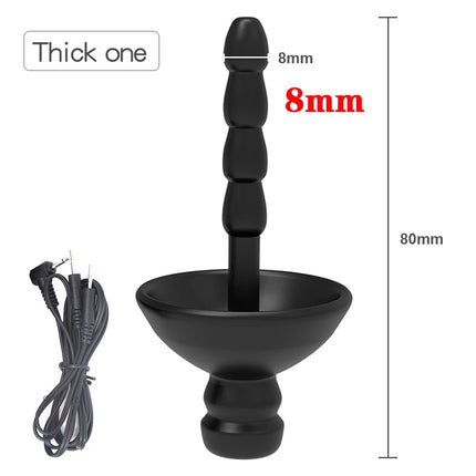 Strong BDSM Electric Shock Anal Vaginal Plug E-Stim Penis Ring Urethral Dilator Massage Gloves Nipple Clamps Sex Therapy Toy Kit