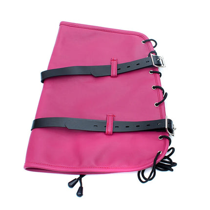 BDSM Bondage Leg Binder,PU Leather Bound Legs Straps Restraint Slave Lockable Ankle Cuff Sex SM Adult Game Sex Toy For Women Men