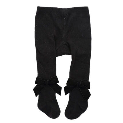 Infant Newborn Baby Girls Pantyhose Solid Bowknot Leggings Four Seasons Long Stockings 5 Colors 0-3Years