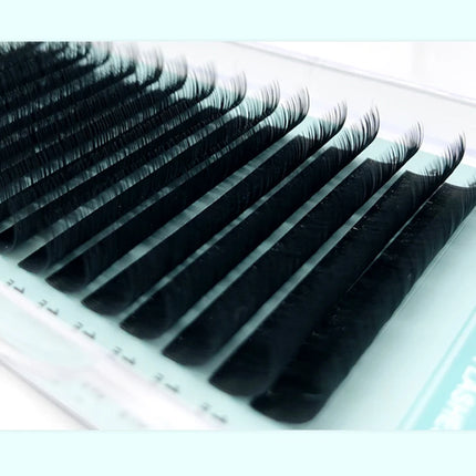 NATUHANA 16Rows B C cc D Eyelash Extensions Individual False Cilio Natural Soft Mink Lashes High Quality Matte Fake Eyelashes
