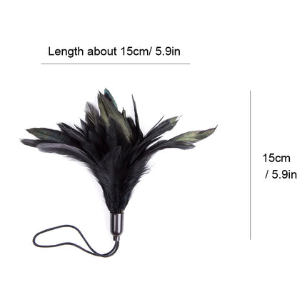 Black Flirting Feather Tickled Sex Toys For Couples Women Bdsm Bondage Restraints Slave Adult Game