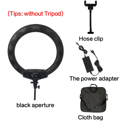 3200-5600K LED Ring Light 416pcs Led Bead 65W 18 inch Photography Lighting LED Ring Lamp for live broadcast Makeup Video