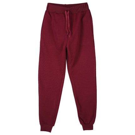 New Winter Men's Sweatpants Korean Fashion Thick Warm Wide Leg Straight Loose Track Pants Male Casual Thermal Velvet Trousers