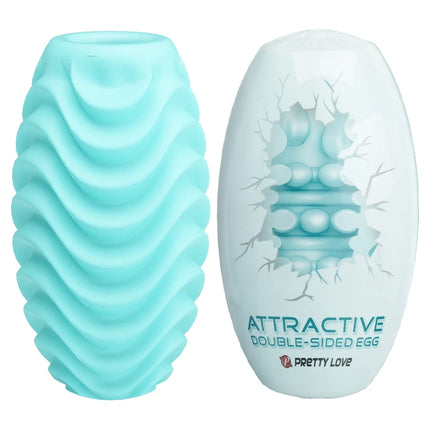 Pocket Pussy Male Sex Toys Masturbator for Men Blow Job Soft Stick  Masturbation Cup Small Sex Egg Solo Play Double Face Usable