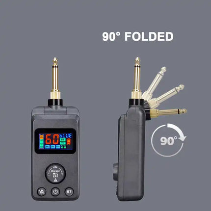 UHF Wireless Microphone AUX Use Microphone BT Recharging Anti Howling Effect Adjusted Echo Cancellation DSP Microphone