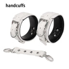 white handucffs