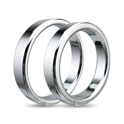 6 sizes Stainless Steel Male Penis Ring Ball Scrotum Stretcher Ejaculation Delay Metal Cock Rings BDSM Sex Toys For Men Cockring