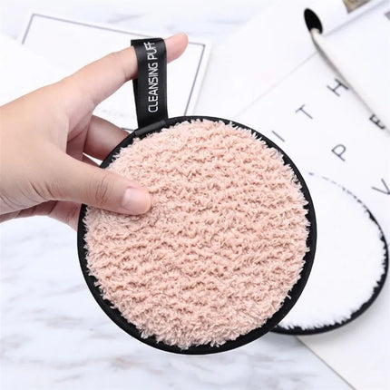 Reusable Makeup Remover Pads Cotton Wipes Microfiber Make Up Removal Sponge Cotton Cleaning Pads Tool