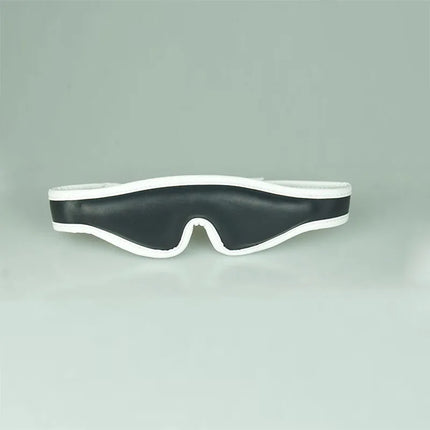 Leather Eye Cover Mask Blocks Out Light,Thick Padding Interior Blindfold, Sex Toys For Couples,BDSM Lingerie