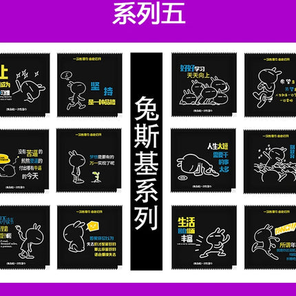 Portable Wet Wipes 100PCS/LOT Pattern logo customization Wipes Tissue Individually Wrapped hand cleaning wet wipes wholesale