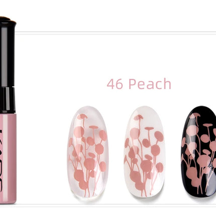 KADS Nail Polish Stamping Nail Art Lacquer 1Bottle/LOT Lacquer Nail Stamping Polish 47 Color Optional Template polish
