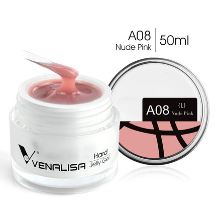 50ml TPO Free Jelly Nail Extension Gel Nail Builder French Nail Gum Venalisa Clear Natural Color Soak Off UV Construction Gel