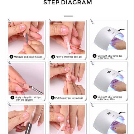 OXXI 30ml Acryl Gel Semi-permanent Poly Nail Gel Manicure Quick Easy Gel for Extension uv led Builder Varnish Acrylic Gellac New