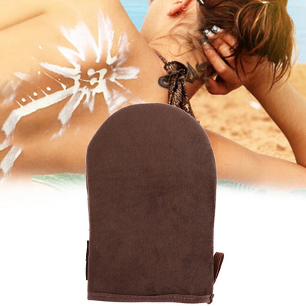 High Quality Brown Black Reusable Body Self Fake Tan Applicator Tanning Gloves Cream Lotion Mousse Glove Self Tanner
