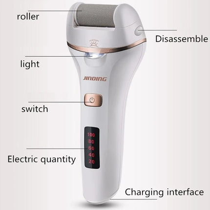 Electric Foot File Callus Remover Machine Pedicure Device Rechargeable Feet Care Tool For Heels  Dead Skin