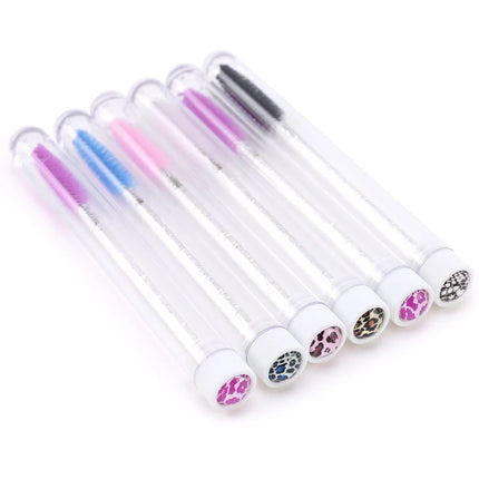 New Reusable Eyelash Brush Tube for Eyelash Extension Replaceable Eyebrow Brush Applicator Lash Mascara Wands Makeup Tools