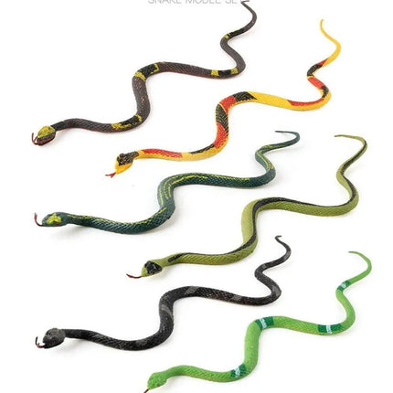 Realistic Plastic Tricky Toy Fake Snakes Boa Rattlesnake Model High Simulation Toy Prank Halloween