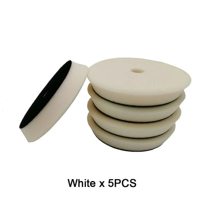 HUTU 3/5/6 Inch Polish Pad Europe Sponge Different Hardness Polishing 80mm/125mm/150mm Car Sponge Pad For Dual Action polisher