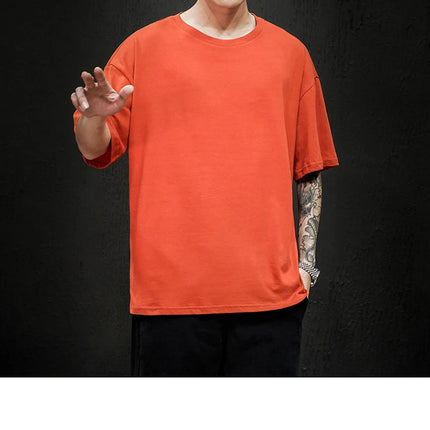 LEGIBLE 2025 Summer Men's T Shirt Casual Loose Cotton Short Sleeve T-Shirt Mens Top Tee shirt Men