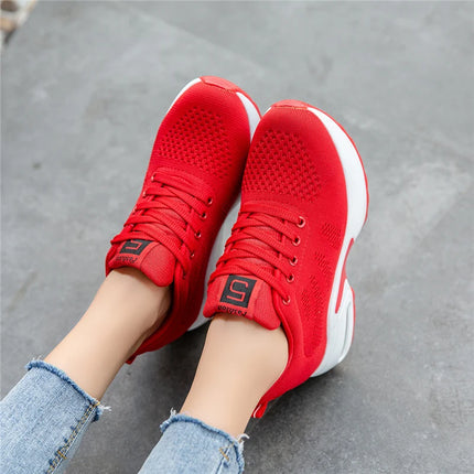 Fashion Cushioning Plattorm Height Increase Shoes Women Baskets Sport Casual Sneakers Ladies Non-slip High Quality Jogging Shoes