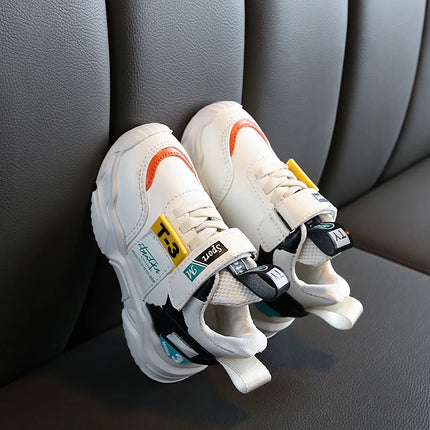 Comfortable fashion artificial leather baby sneakers shoes autumn winter boys and girls sports toddler sneakers shoes for baby