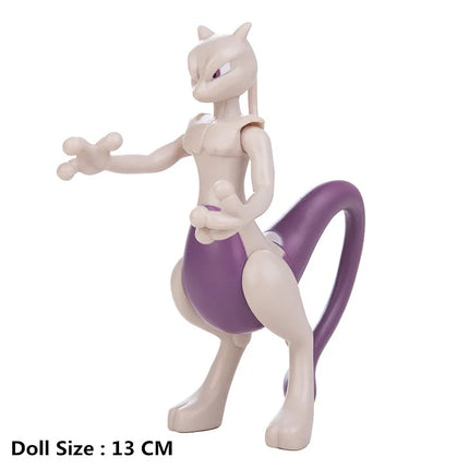 3-13Cm New Pokemon Cartoons Movie Anime Figure Pikachu Mewtwo Gurado Blastoise Collection Action Figure Model Toys Gifts