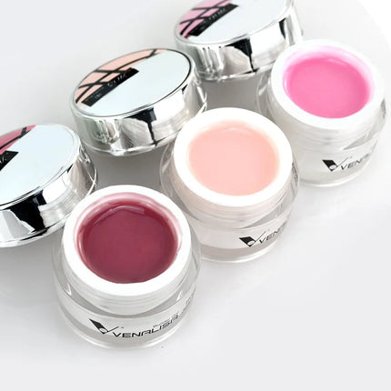 50ml TPO Free Jelly Nail Extension Gel Nail Builder French Nail Gum Venalisa Clear Natural Color Soak Off UV Construction Gel