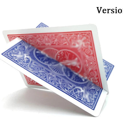 Cut & Restored Card magic sclitaire crossing Magic Tricks Mentalism Illusions Close up Magic Prediction Funny props gimmicks