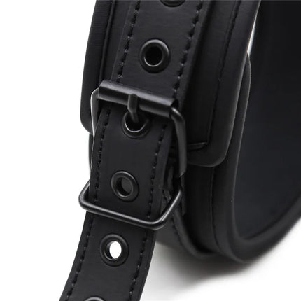 Sexy Adjustable Leather Handcuffs Collar Adult Toys Sex Games Bondage Restraints Exotic Accessories Sex Toys for Woman Couples
