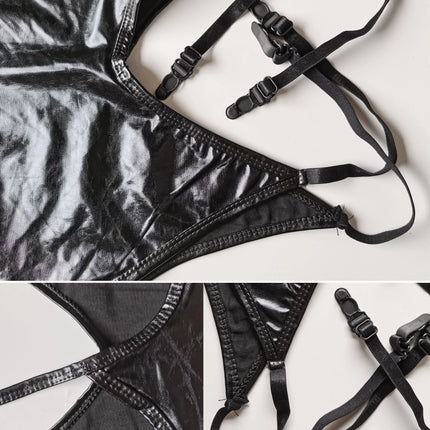 Sexy PVC Underwear Babydolls Lingerie Stripper Sleepwear notte Intimo Lenceria Pole Dance sexy costume sexy clothes for women