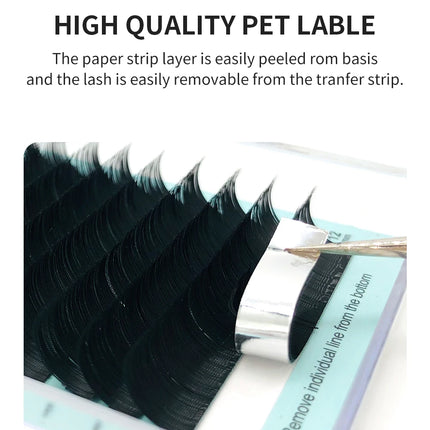 NATUHANA 16Rows B C cc D Eyelash Extensions Individual False Cilio Natural Soft Mink Lashes High Quality Matte Fake Eyelashes