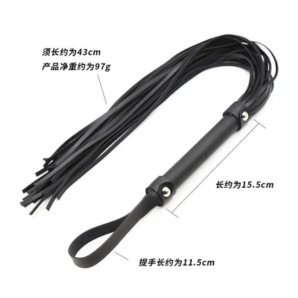 Thierry BDSM Bondage Sex Toys for Couples PU Leather Flogger Bondage Sex Whip Flogger BDSM Slave Whip Spanking Butt Adult Games