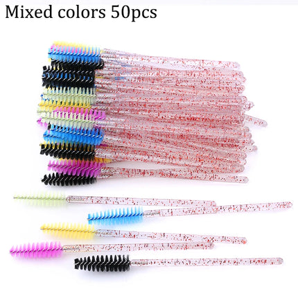 Disposable Eyebrow Mascara Brush 50pcs / Brosse Sourcils Mascara Jetable