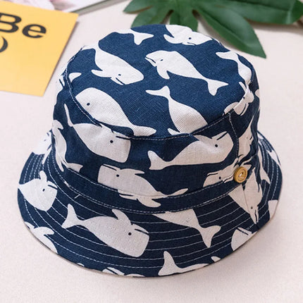 Baby Boy Girl Hat Cap for Children Kids Toddlers Panama Bucket Fishing Floppy Sun Hat Boys Girls Cartoon Fashion 6M-10 Years