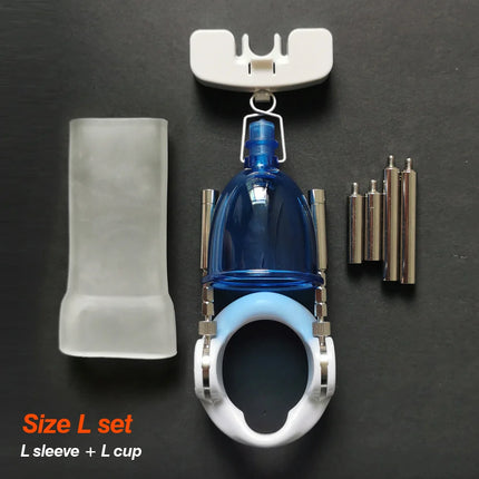Male Penis Extender Enlargement Vacuum Cup Top Cradle Head Hanger Dick Glans Pump Stretcher Edge Enlarger System  Sex Toy Men18+