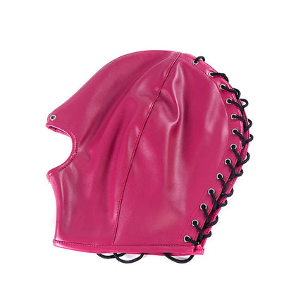 BDSM Bondage Arm Binder,Behind Back Straight Jacket,Leather Armbinder Restraint Slave Lockable Glove With SM Sex Game Party Mask
