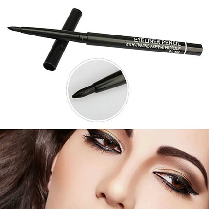 Auto-rotating Gel Eyeliner Pen Retractable Eyeliner Waterproof Non-smudge Explosion Eyebrow Pencil Makeup Gel Pencli Matte Liner