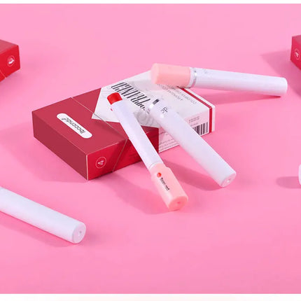 4-Lasting Stick Waterproof Lip Set - Long-Lasting Matte Lipstick with Transparent Finish - Perfect Valentine's Day Gift for Her