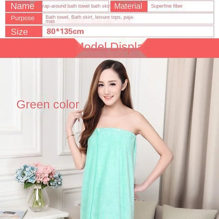 Women Bath Towels for Adults Bath Robe Bathrobe Body Spa Wrap Towel Gown Bathroom Accessories Sets