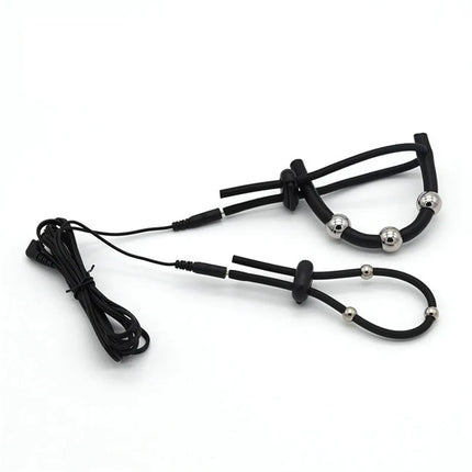 Strong BDSM Electric Shock Anal Vaginal Plug E-Stim Penis Ring Urethral Dilator Massage Gloves Nipple Clamps Sex Therapy Toy Kit