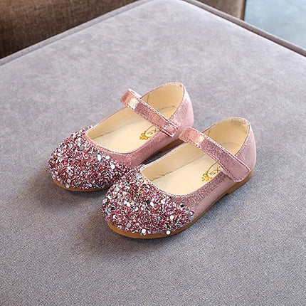 KushyShoo 2021 Spring New Children Shoes Girls Princess Shoes Glitter Children Baby Dance Shoes Casual Toddler Girl Sandals
