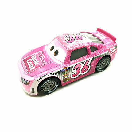 1:55 Original Pixar Cars Toy Rocket McQueen Mater Diecast Car Model Cartoon Car Toys Boy Christmas Gift