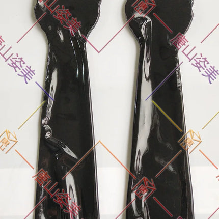MEN LATEX LONG GLOVES NO FINGERS LATEX OPERA GLOVES CUSTOM MADE 0.4mm