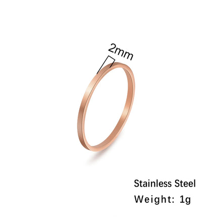 Skyrim Stainless Steel Minimalist Rings for Women Men Fashion Simple Finger Ring Anniversary Jewelry Gift Wholesale