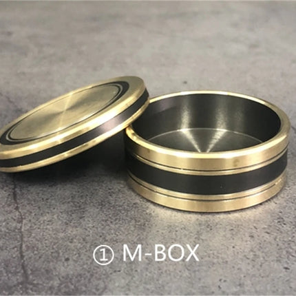 Morgan Size M-BOX by Jimmy Fan Okito Coin Box Coin Magic Tricks Appear Penetrate Magia Magician Close Up Illusions Gimmick Fun