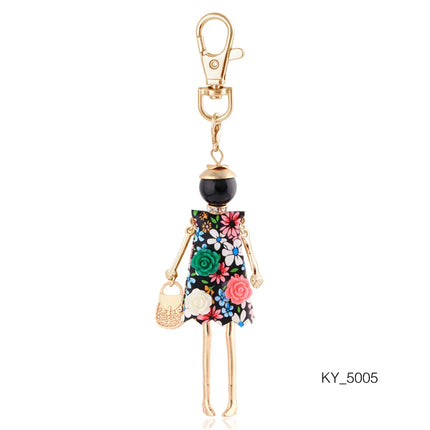 Fashion Women Keychain New Statement Charm Metal Key Chain for Lady Jewelry  Gift Female Trendy Bag Pendant Wholesale