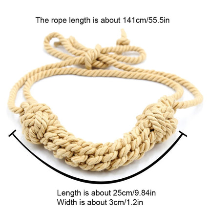 Sex Open Mouth Gag Coarse Hemp Rope Bdsm Gag Slave Bondage Restraints Sex Toys For Women Couples Exotic Accessories