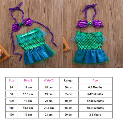 Emmababy Fashion Toddler Mermaid Girl Princess Dresses Comfort Party Cosplay Costume Girls Outfits Dropship