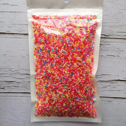 100g/bag Slime Filler Clay Sprinkles Filler Toys Accessories Candy Fake Cake Dessert Slices Decoration Heart Shape